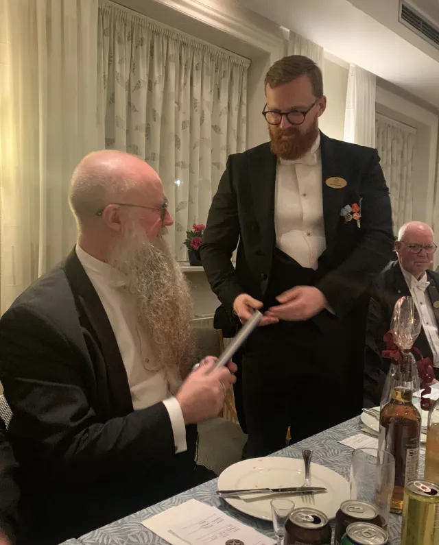 Br. Martin Leth Bomholt oprejst til 3. grad